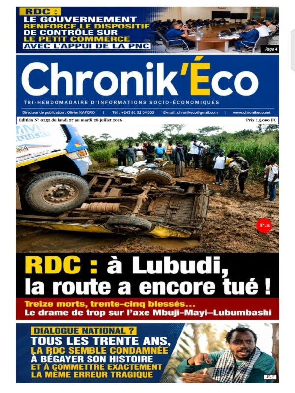 Édition  N° 0249 Du lundi 27 au mardi 28 juillet 2026